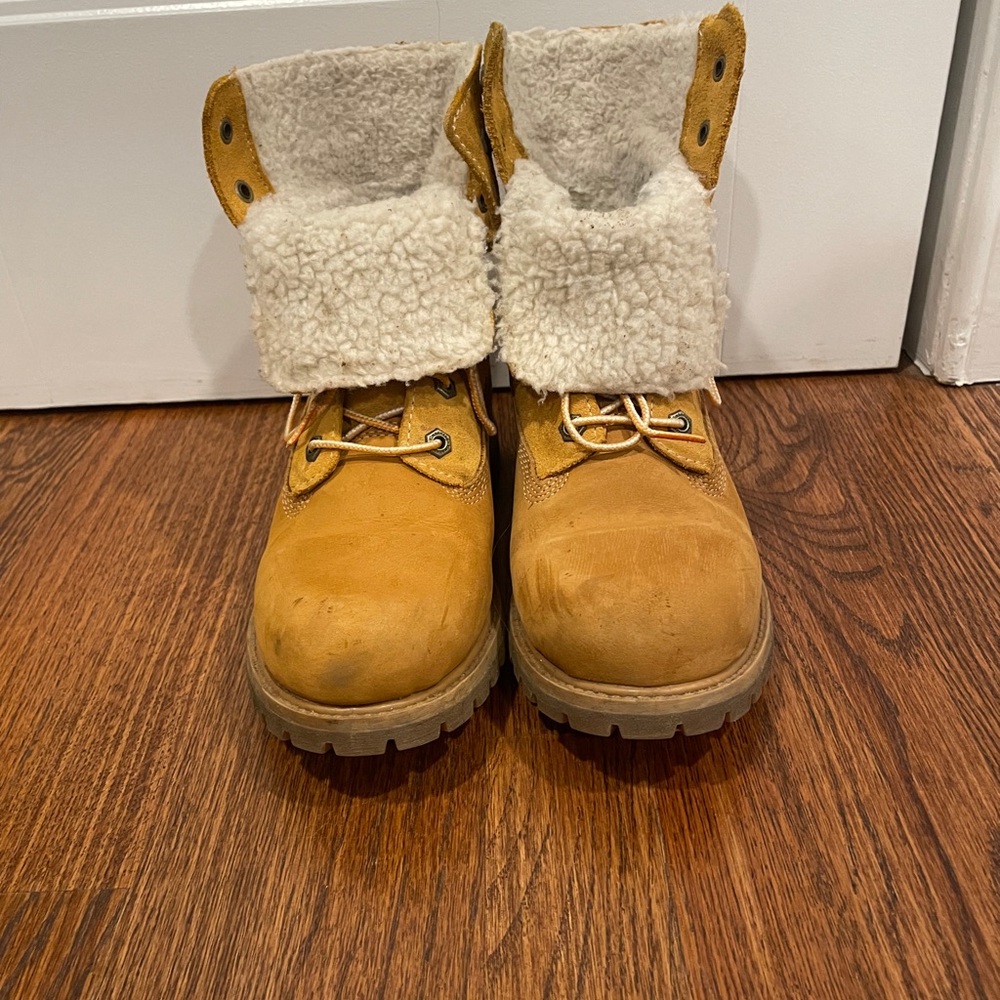Timberland Teddy Fleece Fold Down Boots